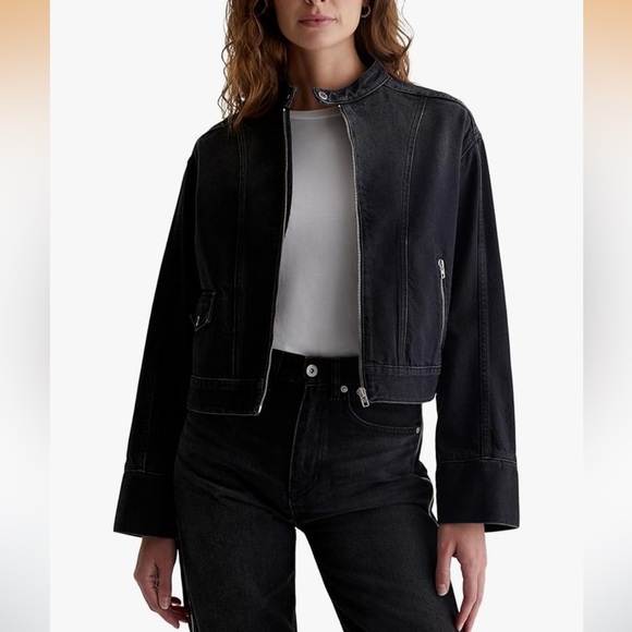 Ag Adriano Goldschmied Jackets & Blazers - NWT womens Adriano Goldschimied AG Jeans Laney Moto Jacket Demure XL
